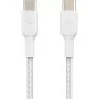 Дата кабель USB-C to USB-C 2.0m 60W White Belkin (CAB004BT2MWH)