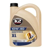 Моторна олива K2 Semisynthetic SL/CF 10W-40 4 л (O2044E)