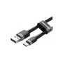 Дата кабель USB 2.0 AM to Type-C 2.0m 2A Gray-Black Baseus (CATKLF-CG1)