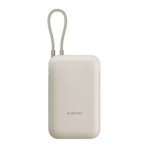 Батарея универсальная Xiaomi 10000mAh 22.5W, Integrated Cable, beige (BHR9072GL)