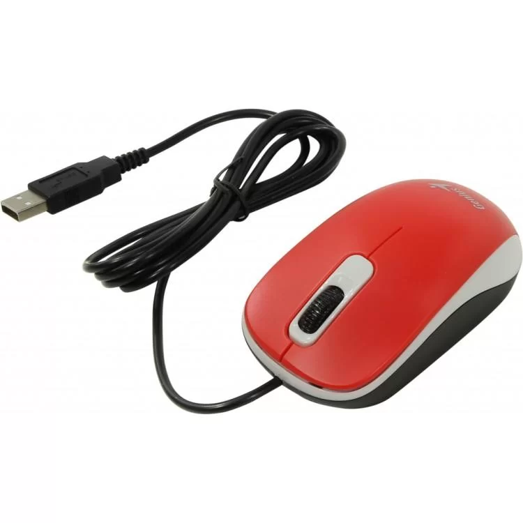 Мышка Genius DX-110 USB Red (31010116104) цена 206грн - фотография 2