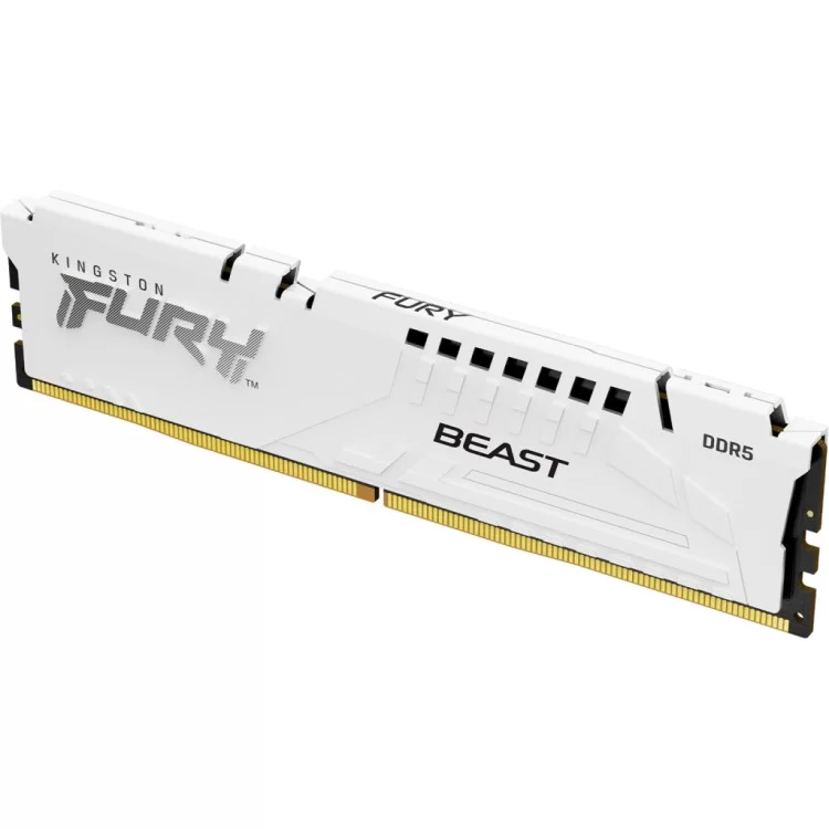 Модуль памяти для компьютера DDR5 16GB 5600 MHz FURY Beast White Kingston Fury (ex.HyperX) (KF556C36BWE-16) цена 4 072грн - фотография 2