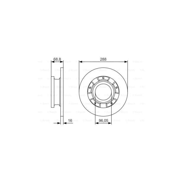 Гальмівний диск Bosch 0 986 479 A50 відгуки - зображення 5