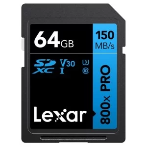 Карта памяти Lexar 64GB SDXC class 10 UHS-I (LSD0800P064G-BNNNG)