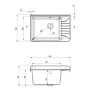 Мойка кухонная Deante Garden (ZYT 211A)