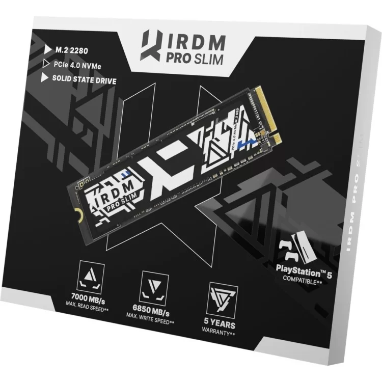 в продаже Накопитель SSD M.2 2280 1TB IRDM PRO SLIM Goodram (IRP-SSDPR-P44S-1K0-80) - фото 3