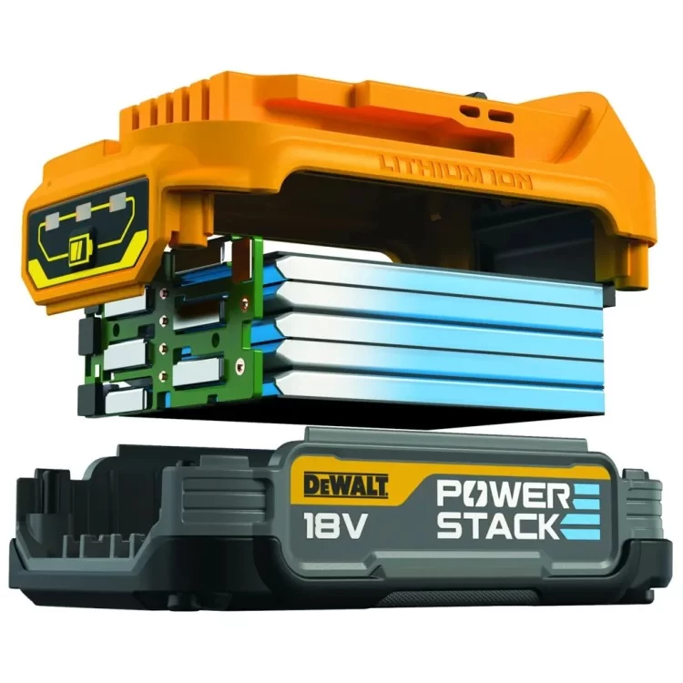 продаємо Шуруповерт DeWALT XR Li-Ion PowerStack 18V 2x1.7 Аг, 90 Нм, 0-650/0-2000 об/хв (DCD800E2T) в Україні - фото 4