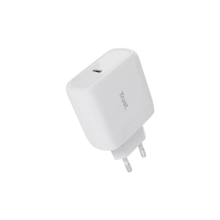 Зарядний пристрій Trust Maxo 65W USB-C PD white (25139_TRUST) ціна 2 548грн - фотографія 2