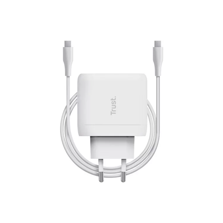 Зарядний пристрій Trust Maxo 65W USB-C PD white (25139_TRUST) характеристики - фотографія 7