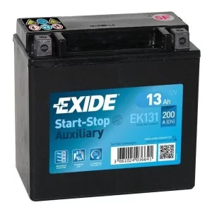 Акумулятор автомобільний EXIDE START STOP AUXILIARY 13Ah (+/-) (200CCA) (EK131)