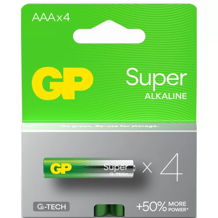 Батарейка Gp AAA LR3 Super Alcaline * 4 (24A21-SB4 / 4891199218224)