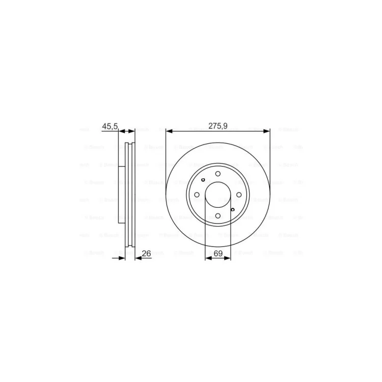 Гальмівний диск Bosch 0 986 479 R94 відгуки - зображення 5