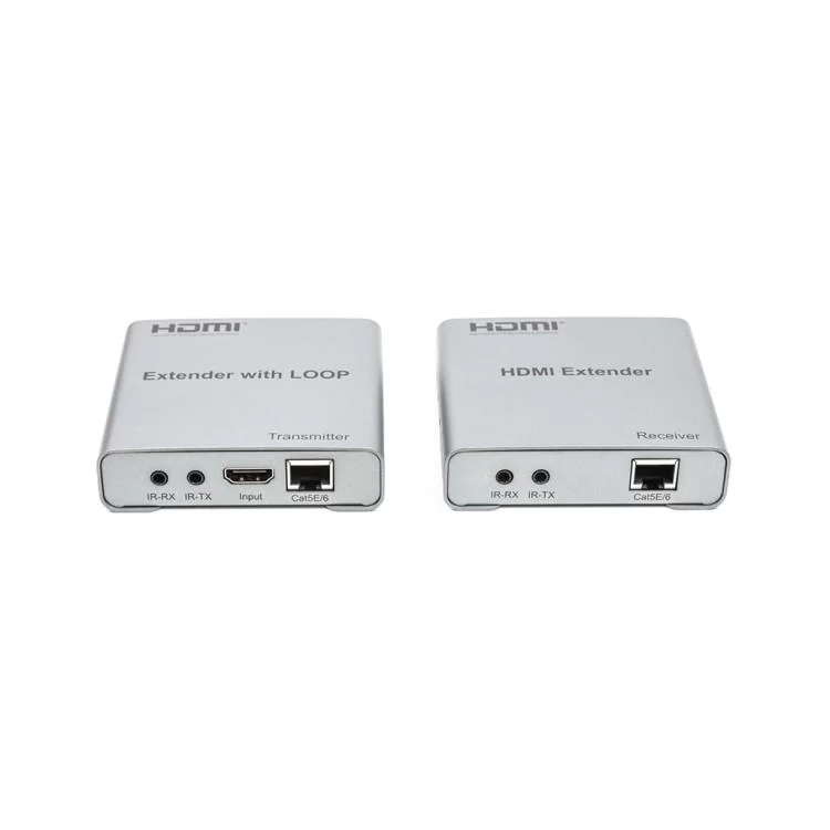 Адаптер HDMI 4K/30hz, up to 100m via CAT5E/6, loop-out (HDES12-LOOP) PowerPlant (CA912964) ціна 8 158грн - фотографія 2