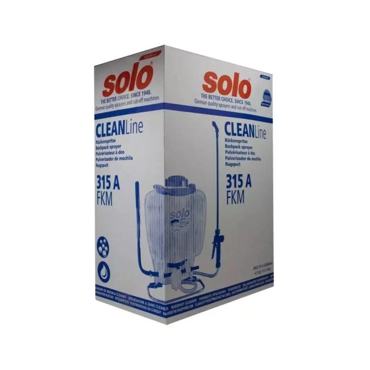 Опрыскиватель Solo ручной ранцевый 15 л, мембранный, давление 4 бар, труб 50 см, вес 4.5 кг (315A) - фотография 2