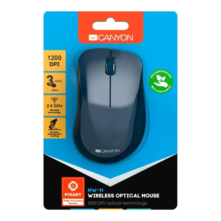 Мышка Canyon MW-11 Wireless Pixart Blue (CNE-CMSW11BL) инструкция - картинка 6