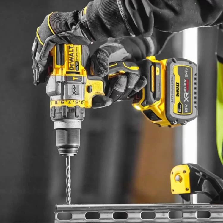 Шуруповерт DeWALT XR Li-Ion, 18 В, 126 Нм, 500-1500-2250 об/хв, TSTAK, (без АКБ та ЗП) (DCD999NT) - фото 9