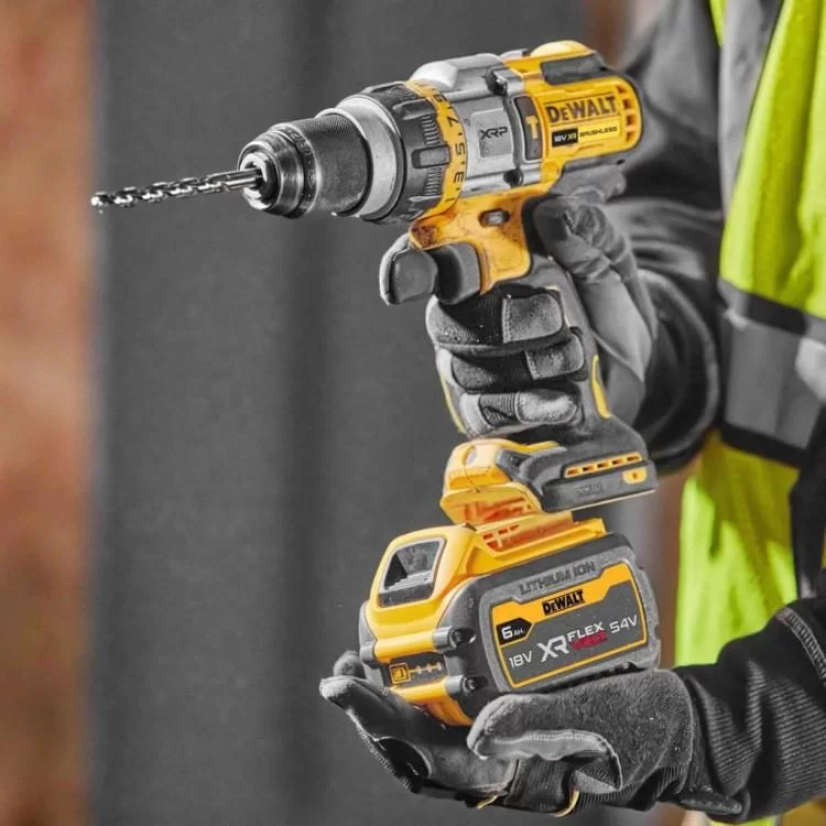 Шуруповерт DeWALT XR Li-Ion, 18 В, 126 Нм, 500-1500-2250 об/хв, TSTAK, (без АКБ та ЗП) (DCD999NT) - фото 10