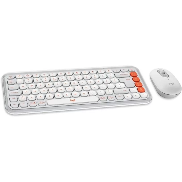 Комплект Logitech POP Icon Combo Bluetooth UA Off-White (920-013141) ціна 5 948грн - фотографія 2