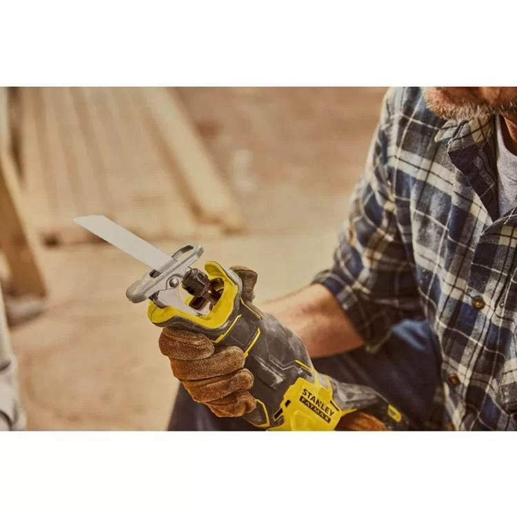 Шабельна пила Stanley FatMax безщіткова, 18ВLi-Ion, 3200 хід/хв, хід 28мм (без АКБ та ЗП) (SFMCS310B) інструкція - картинка 6