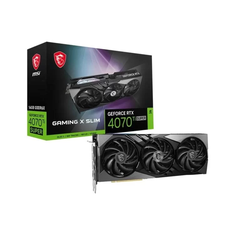 Відеокарта MSI GeForce RTX4070Ti SUPER 16Gb GAMING X SLIM (RTX 4070 Ti SUPER 16G GAMING X SLIM) характеристики - фотографія 7