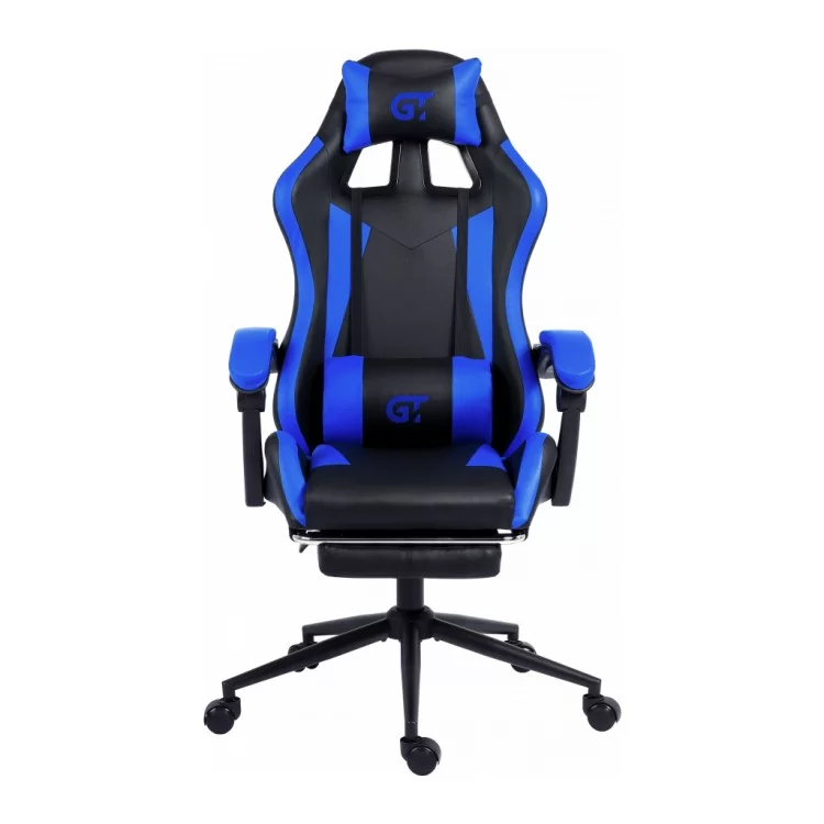 Кресло игровое GT Racer X-2323 Black/Blue цена 8 838грн - фотография 2