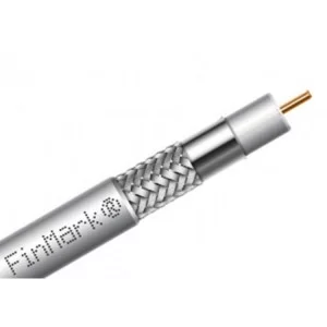 Кабель телевизионный FinMark RG-660, CCS, 100м, white (F660BV_100_white)