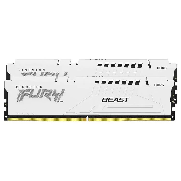 в продаже Модуль памяти для компьютера DDR5 32GB (2x16GB) 6400 MHz Beast White XMP Kingston Fury (ex.HyperX) (KF564C32BWK2-32) - фото 3