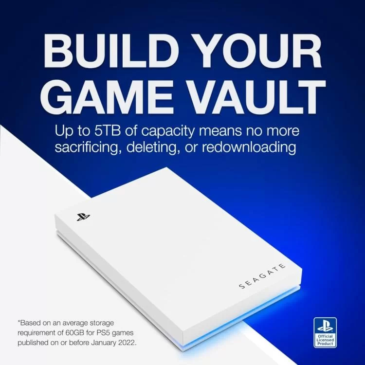 Зовнішній жорсткий диск 2.5" 2TB Game Drive for PlayStation 5 Seagate (STLV2000201) - фото 10