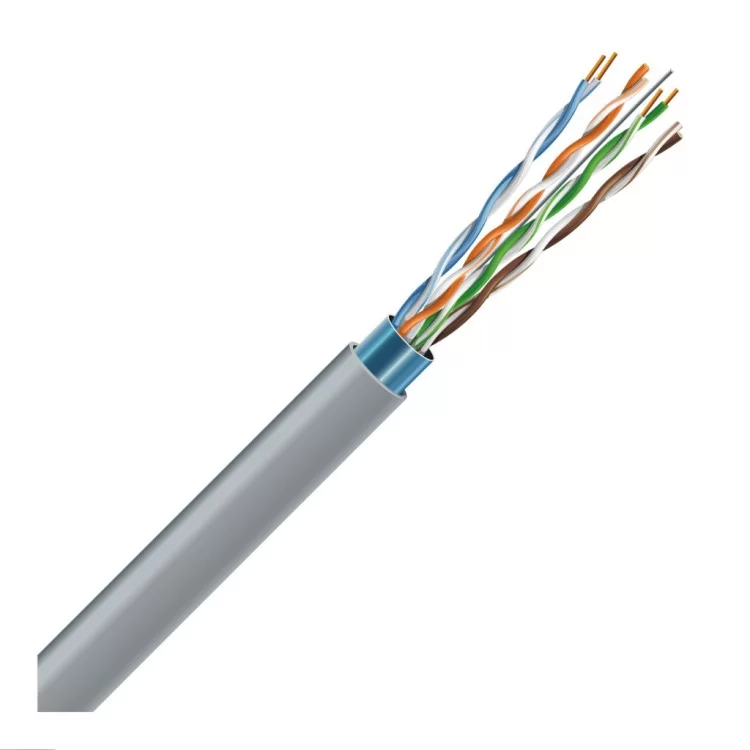 Кабель сетевой ЗЗКМ FTP 305м 4*2*24AWG[0,51] медь[СU] cat.5e, внутренний [PVC] (72566)