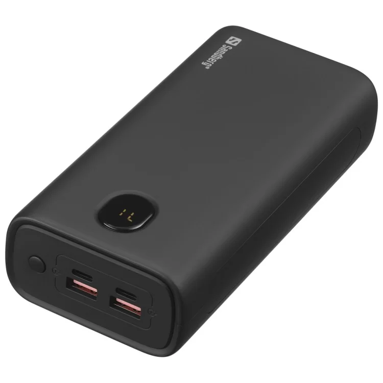 в продажу Батарея універсальна Sandberg 30000mAh, PD/20W, QC/3.0, USB-C*2, USB-A*2, LED flashlight 2W (420-68) - фото 3