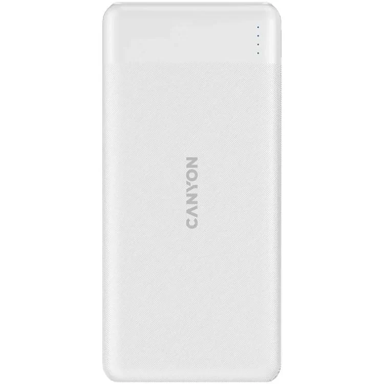 Батарея універсальна Canyon PB-109 10000 mAh PD/18W QC/3.0/20W White (CNE-CPB1009W)