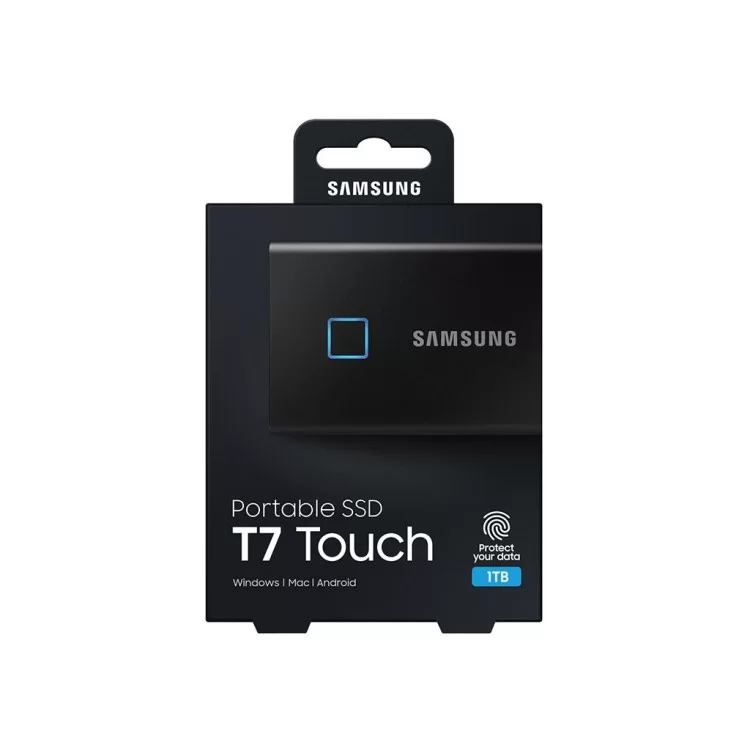 Накопитель SSD USB 3.2 1TB T7 Touch Samsung (MU-PC1T0K/WW) - фото 11