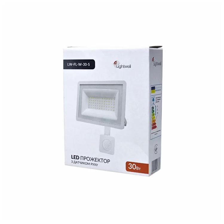 продаємо Прожектор Lightwell LW-FL-W-20-S 20 W з датчиком руху в Україні - фото 4