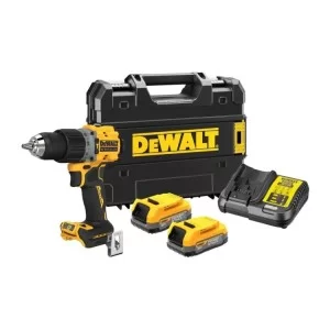 Шуруповерт DeWALT XR Li-Ion PowerStack 90 Нм, 18V 2x1.7Ah, кейс TSTAK (DCD805E2T)