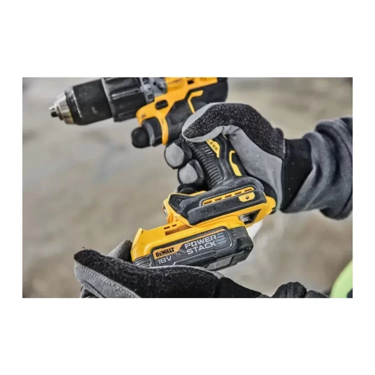 Шуруповерт DeWALT XR Li-Ion PowerStack 90 Нм, 18V 2x1.7Ah, кейс TSTAK (DCD805E2T) отзывы - изображение 5