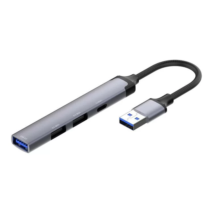 продаємо Концентратор ColorWay USB-A 4-в-1 USB2.0х3/USB3.0 (CW-HUB05) в Україні - фото 4