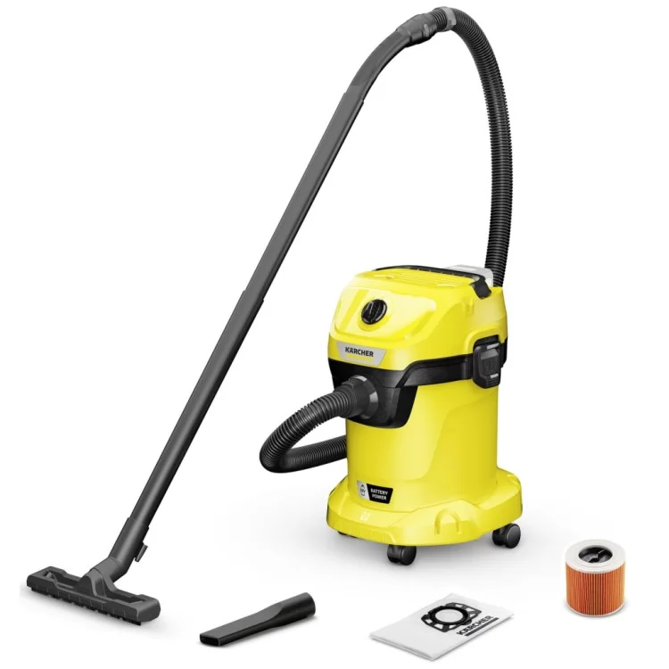 Пылесос строительный Karcher WD 3-18 17л, 18В, (без АКБ и ЗУ) (1.628-550.0)