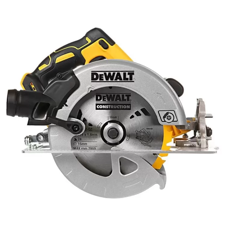 Дискова пила DeWALT 18В XR Li-Ion, диск 184х16 мм, кейс TSTAK (без АКБ та ЗП) (DCS570NT) ціна 23 038грн - фотографія 2