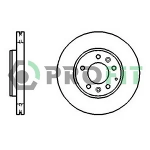 Гальмівний диск Profit 5010-1210