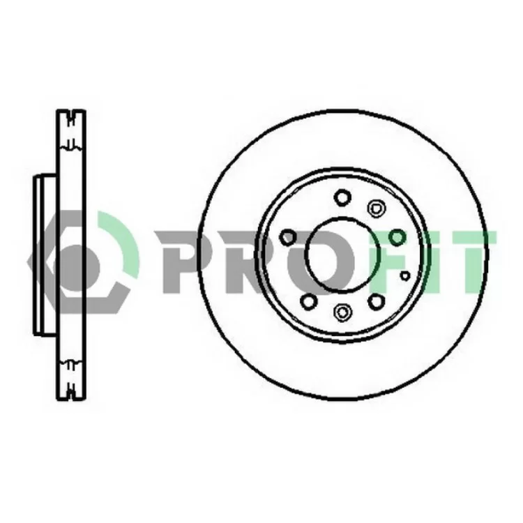 Тормозной диск Profit 5010-1210