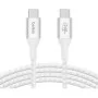 Дата кабель USB-C to USB-C 1.0m 240W white Belkin (CAB015BT1MWH)