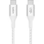 Дата кабель USB-C to USB-C 1.0m 240W white Belkin (CAB015BT1MWH)