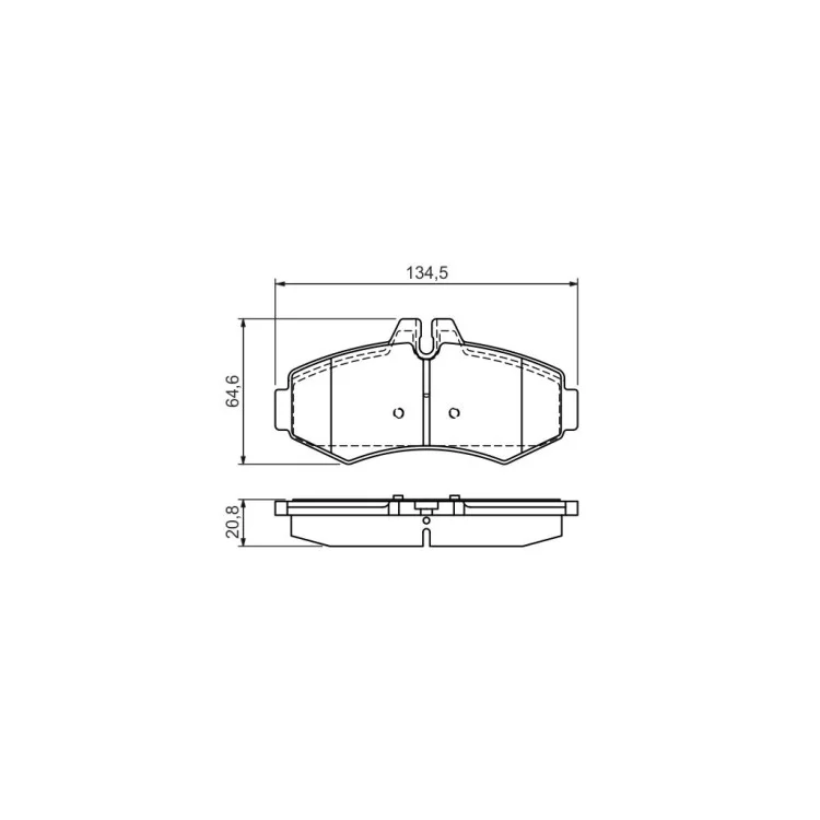 продаем Тормозные колодки Bosch 0 986 494 013 в Украине - фото 4