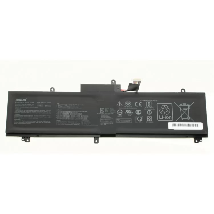 Акумулятор до ноутбука ASUS Zephyrus GA502 C41N1837, 4940mAh (76Wh), 4cell, 15.4V, Li-Po (A47666)