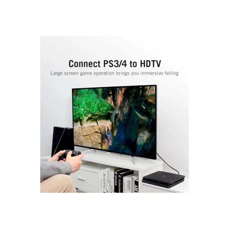 Кабель мультимедийный HDMI to HDMI 20.0m V2.0 4K 30Hz PVC Vention (VAA-M02-B2000) отзывы - изображение 5