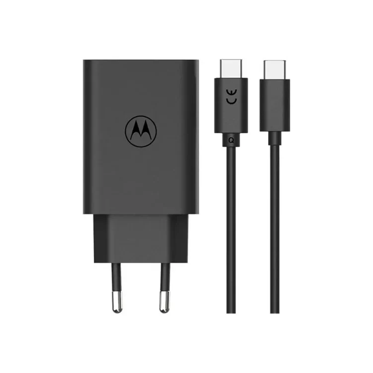 Зарядное устройство Motorola 30W USB-C + cable 1m C-C (SJMC302) (1060546) цена 1 438грн - фотография 2