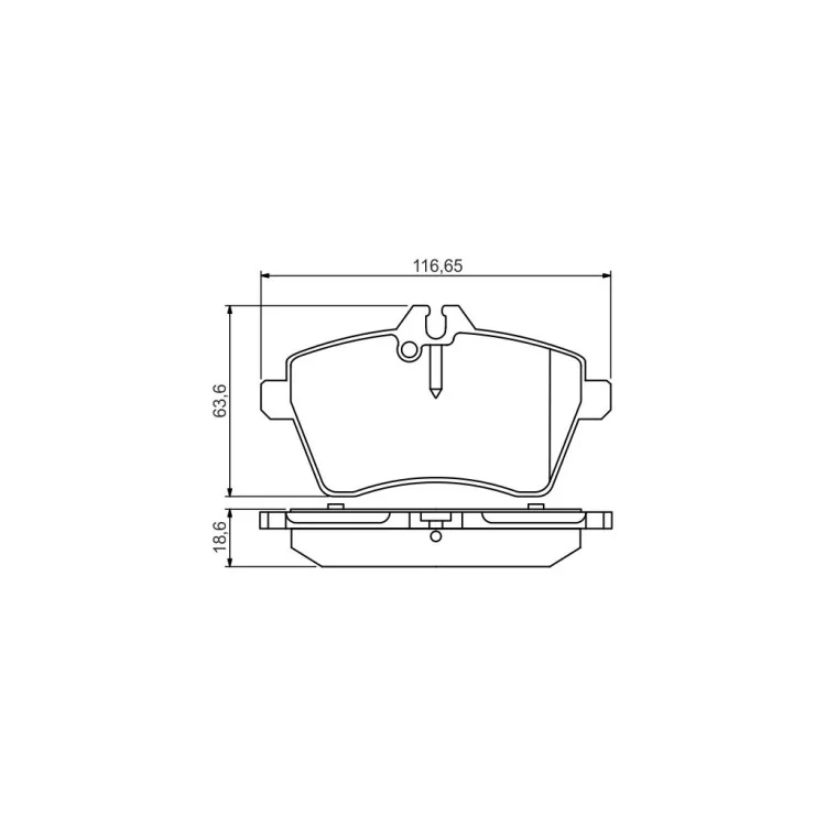 Тормозные колодки Bosch 0 986 495 273