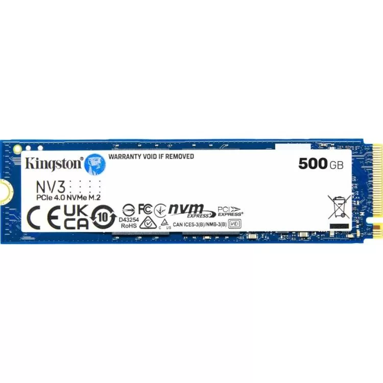 Накопитель SSD M.2 2280 500GB Kingston (SNV3S/500G)