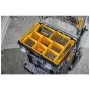 Ящик для інструментів DeWALT TSTAK, прозора кришка, 10 чашок, IP54 (DWST82968-1)