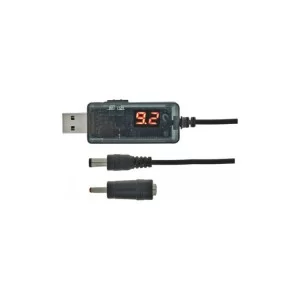 Кабель питания USB-AM to 5.5/3.5mm 9/12V 0.8m Maxxter (UB-DC9/12-0.8M)